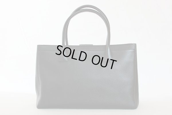 シャネル エグゼクティブ 2WAYトートバック A15206 ブラック/SIV金具 裏面