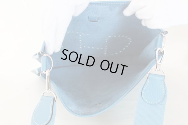 エルメス エヴリン1 GM ブルージーン/SIV金具 中身