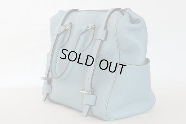 エルメス ピュールサングル31 060449CK CIEL/SIV金具 サイド