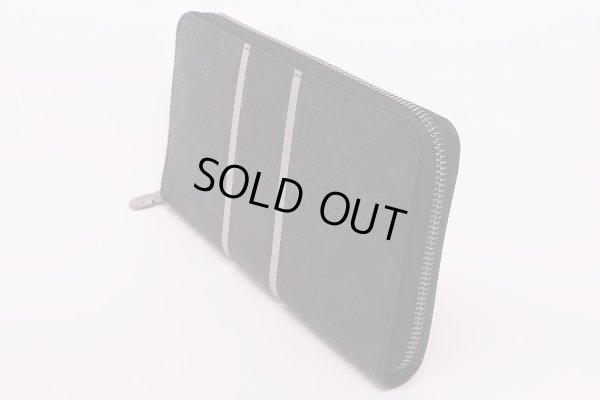 ルイ・ヴィトン ジッピー・オーガナイザー M64645 ストライプ入り サイド