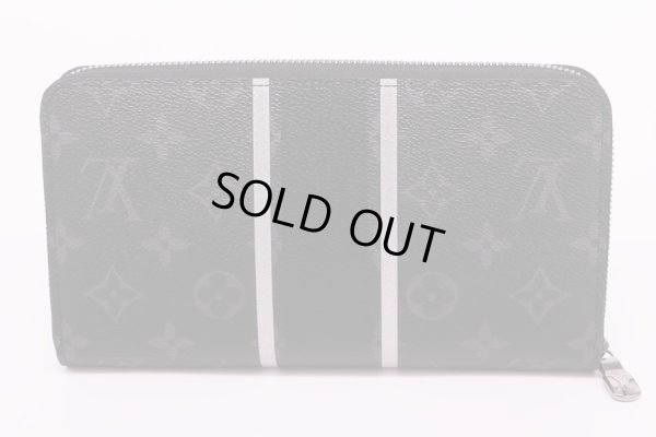 ルイ・ヴィトン ジッピー・オーガナイザー M64645 ストライプ入り 裏面