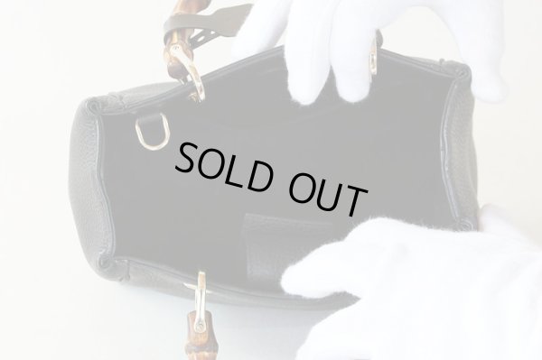 グッチ バンブーショッパーミニ2WAYバック 368823 001998 ブラック 中身