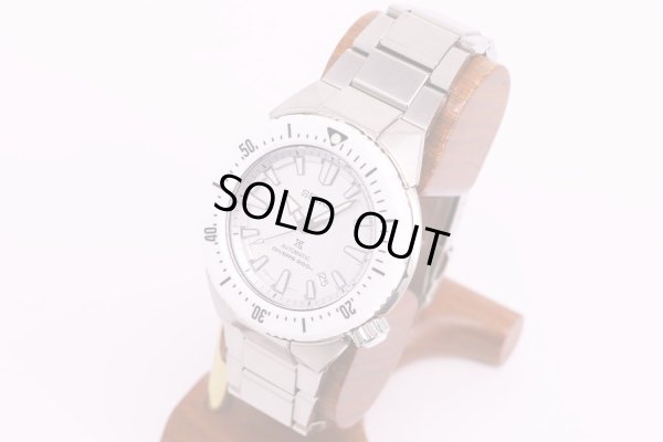 セイコー　プロスペック　トランスオーシャン　SBDC037　銀文字盤　ゼロハリバートコラボ限定　サイド