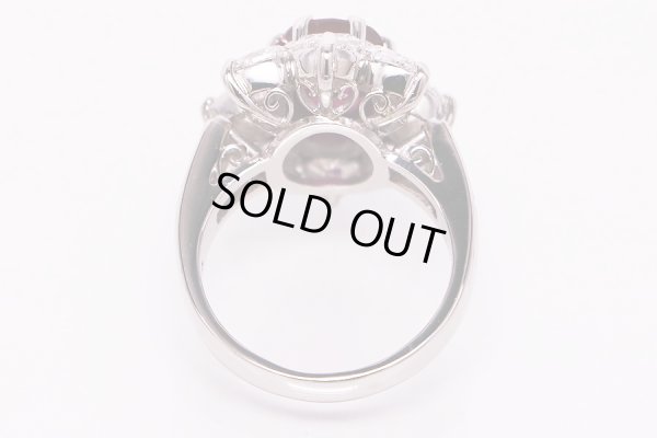 PT900 ルビーダイアイリリング 2.97ct 3.35ct 10.70g　内側
