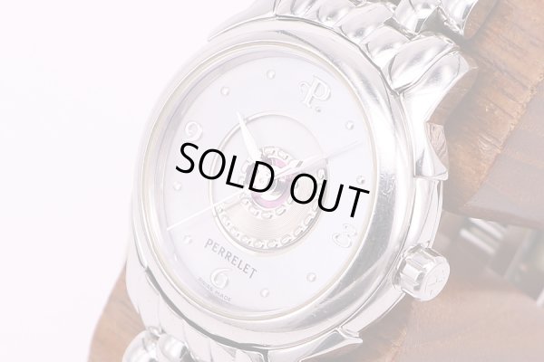 ペルレ　テンペスト　シェル文字盤　ダブルローター　サイド拡大