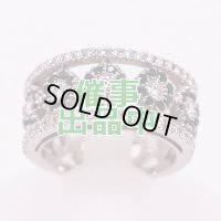 ポンテヴェキオ　K18WG ダイアイリリング 0.94ct 8.60g