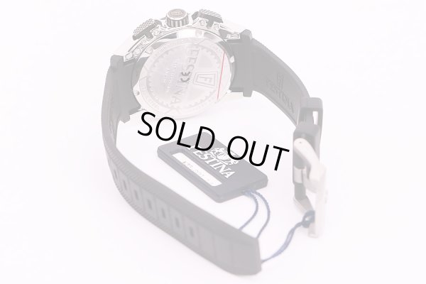 フェスティナ　クロノバイク　F169970 黒文字盤　ラバーベルト