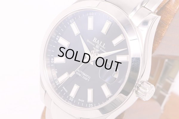 ボール　エンジニアII 　マーベライトNM1200C  黒文字盤　サイド拡大