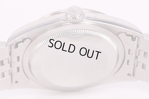 ロレックス　16234 T876757 アイボリーコンピュータ文字盤　裏面拡大