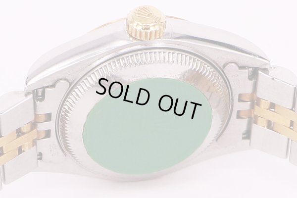 ロレックス　69173G 白文字盤　旧10P　裏面拡大