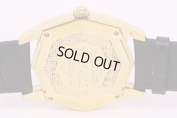 ヴェルサーチ　Vアトリエ K7 1385　シェル文字盤　裏面拡大