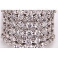 PT900 ダイアイリリング 3.00ct 11.60g　表面拡大