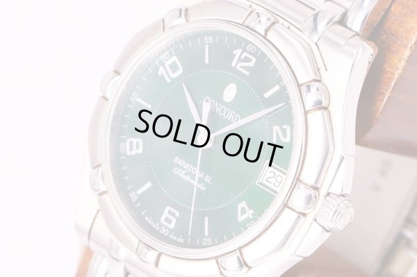 コンコルド　サラトガSL 緑文字盤　1998年　ゴルフハワイアンオープン限定　サイド拡大