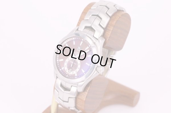 タグ・ホイヤー　リンク　WJF211C　スモールセコンド　茶文字盤　サイド