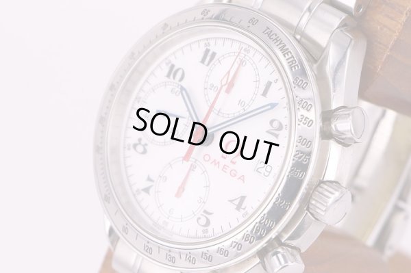 スピードマスターデイト　3515.20　白文字盤　オリンピック限定　サイド拡大