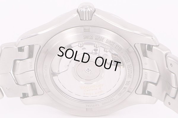 タグ・ホイヤー　リンク　WJF211C　スモールセコンド　茶文字盤　裏面拡大