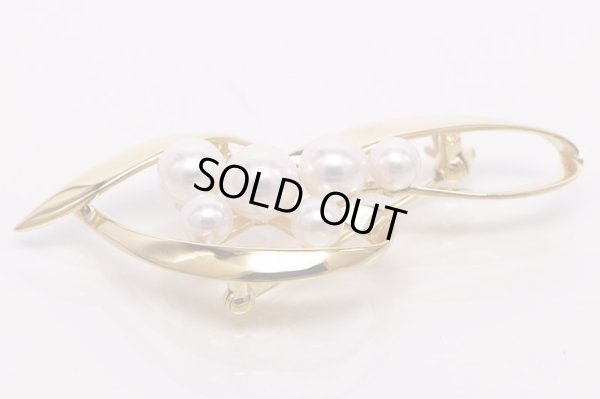 画像4: ミキモト　K18 パールイリブローチ 8.40g