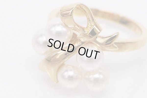 ミキモト　K18 パールイリリング 4.90g　アップ