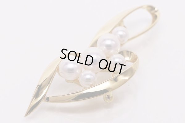 画像6: ミキモト　K18 パールイリブローチ 8.40g