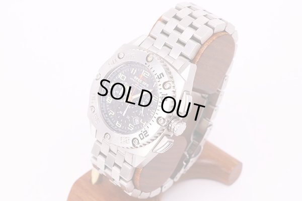 ＭＴＭ　パトリオット　スティール　クロノ　NV0416　黒文字盤　サイド