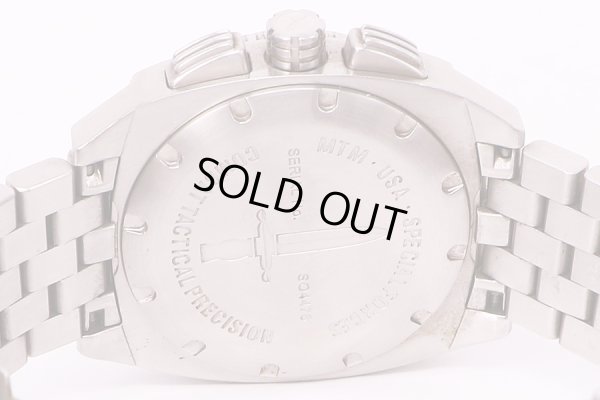 ＭＴＭ　パトリオット　スティール　クロノ　NV0416　黒文字盤　裏面拡大