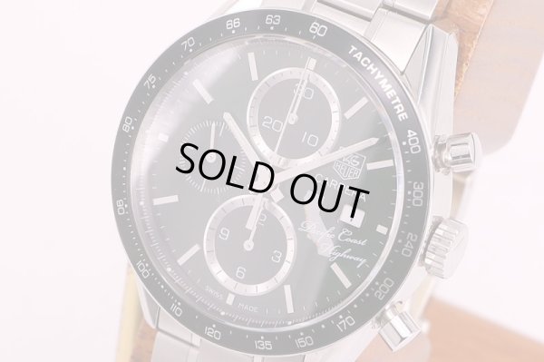 タグ・ホイヤー　カレラ　クロノグラフ　CV201N　緑文字盤　パシフィックコート限定　サイド拡大