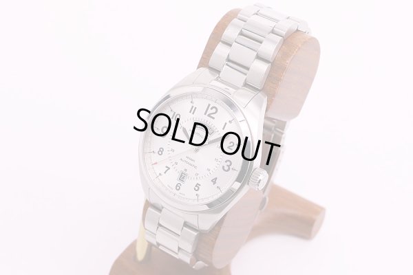 ハミルトン　カーキフィールド　デイデイト　H705050　銀文字盤　サイド