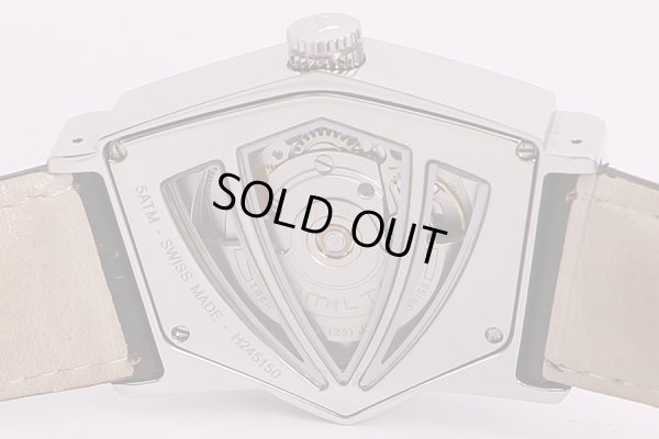 ハミルトン　ベンチュラ　H245150　茶文字盤　裏面拡大