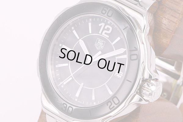 タグ・ホイヤー　フォーミュラー1　WAH1210　黒文字盤　サイド拡大