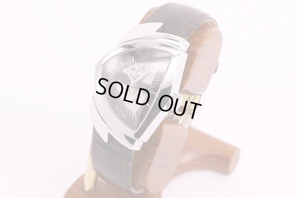 ハミルトン　ベンチュラ　H245150　茶文字盤　サイド