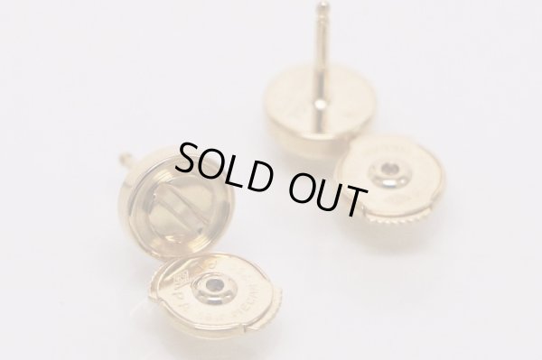 カルティエ　750YG ラヴピアス 3.30g　キャッチ拡大(3)