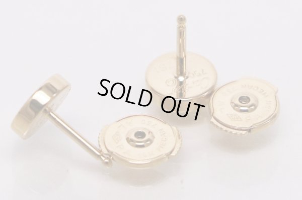 カルティエ　750YG ラヴピアス 3.30g　キャッチ拡大(2)