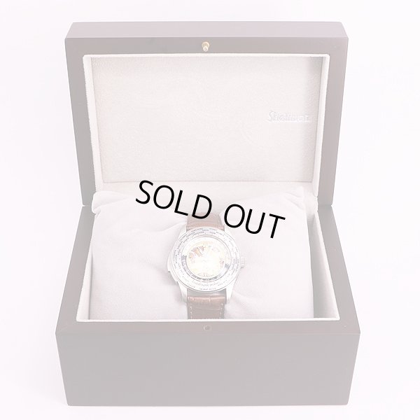 シェルマン　ワールドタイム　ミニッツリピーター　クロワゾネ茶文字盤　箱