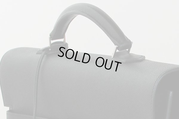 エルメス　ケリーデペッシュ34 ブラック SIV金具　サイド上部