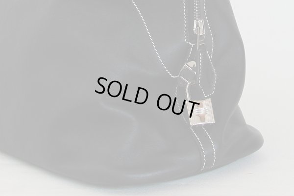 エルメス ボリードリラックス40 ブラック SIV金具 サイド下部