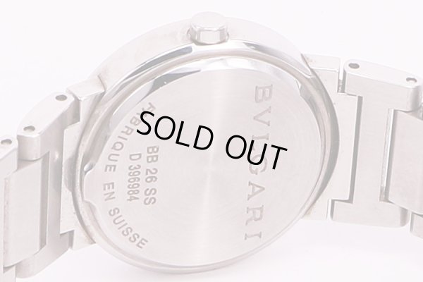 ブルガリ　ブルガリブルガリ　BB26SSD　白文字盤　12P　新ブレス　裏面拡大