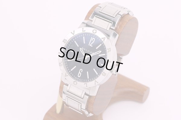 ブルガリ　ブルガリブルガリ　BB41SS　黒文字盤　サイド