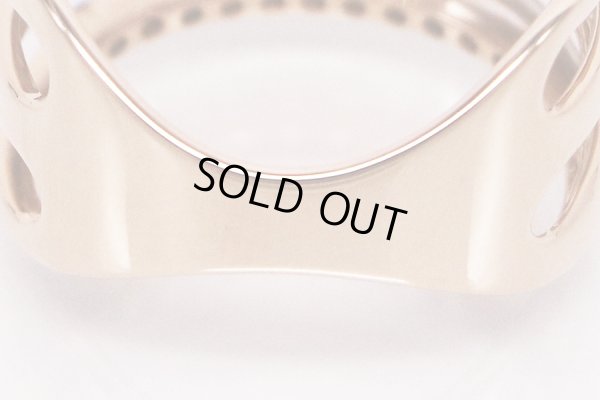 K18PG/WG ダイアイリリング 0.70ct 6.80g　外側