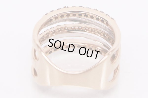 K18PG/WG ダイアイリリング 0.70ct 6.80g　内側