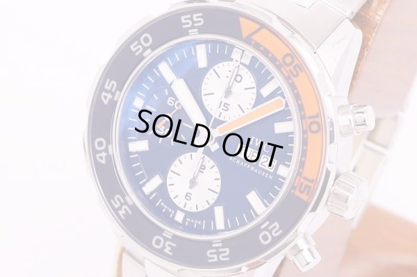 ＩＷＣ　アクアターマー2000　IW376703 紺文字盤　オレンジベゼル　サイド拡大