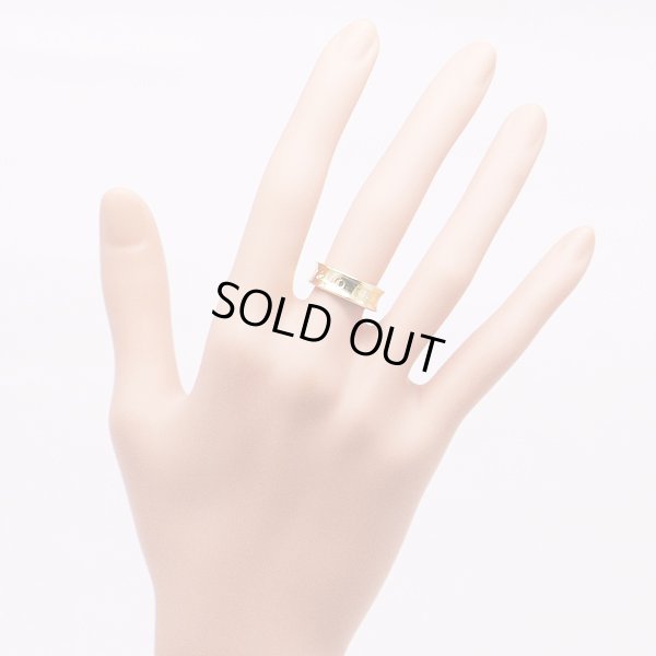 ティファニー　750YG 1837リング 6.60g 　装着イメージ