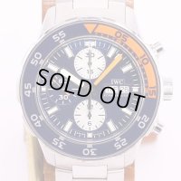 ＩＷＣ　アクアターマー2000　IW376703 紺文字盤　オレンジベゼル