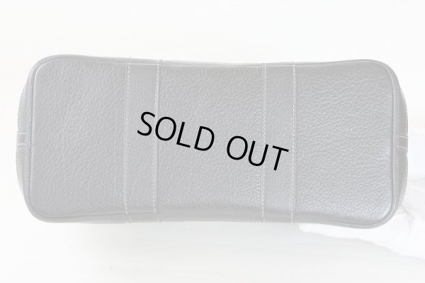 エルメス　ガーデンパーティTPM　グレー／ブラック SIV金具　底