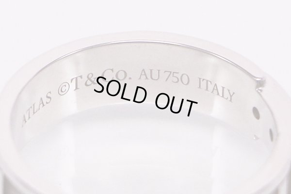 ティファニー　750WG アトラスダイアイリリング　5.60g　刻印