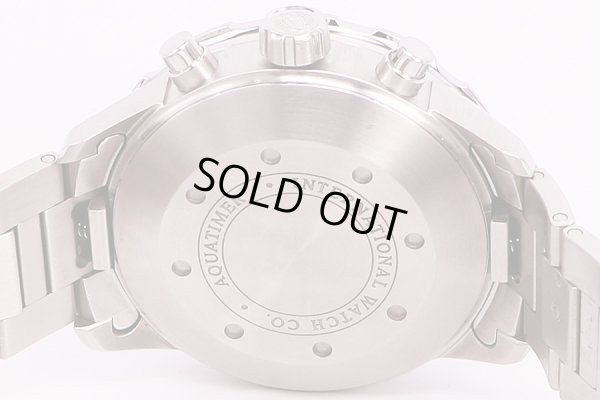 ＩＷＣ　アクアターマー2000　IW376703 紺文字盤　オレンジベゼル　裏面拡大