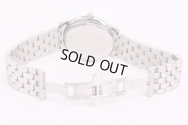 モーリス・ラクロア　ポントスデイデイト　AB94976　ドイツ語曜日表示　白文字盤　ブレス