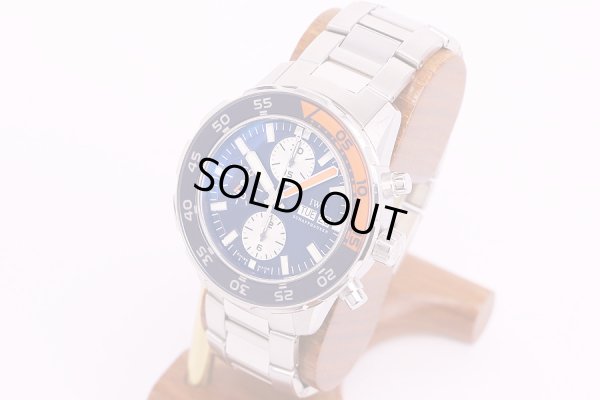 ＩＷＣ　アクアターマー2000　IW376703 紺文字盤　オレンジベゼル　サイド