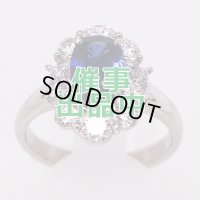 PT900 サファイアダイアイリリング 1.734ct 1.48ct 6.90g