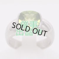 タサキ　PT900 ペリドットイリリング 2.72ct 9.10g