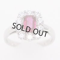 PT900 ルビーダイアイリリング 1.17ct 1.023ct 7.80g